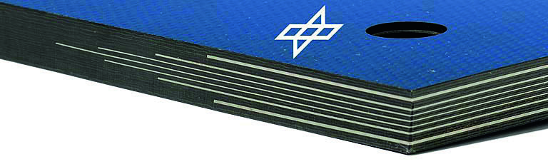 Fig. 2: Drilled CFRP-steel-laminate manufactured at the Composite Design Department at DLR, Braunschweig